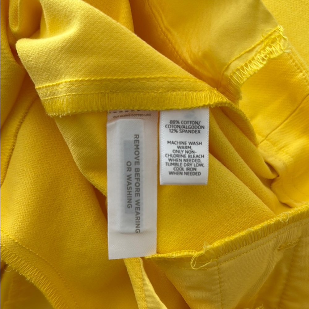 Loft Bright Yellow Riviera Marissa Fit Pant - Picture 9 of 14